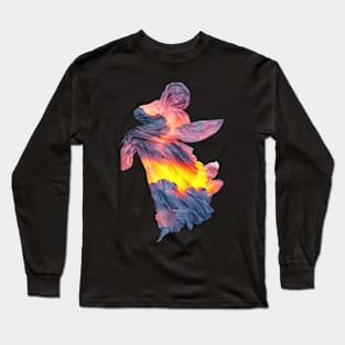 Glowing sky dancer Long Sleeve T-Shirt